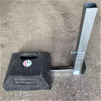 Freestanding hoarding system steel base plate (with 15kg weight)