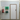 Single Fire Rated door with digi-lock, built into fire-rated hoarding